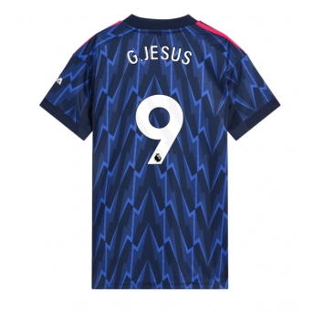 Billige Fotballdrakt Arsenal Gabriel Jesus #9 Replika Bortedrakt Dame 2025-26 Kortermet